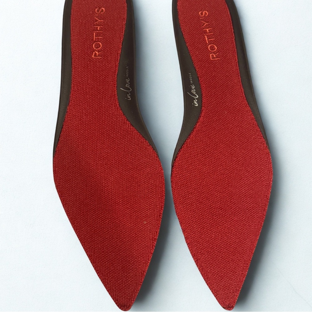 Rothy's Vibrant Red Knotted Flats - Picture 3 of 6